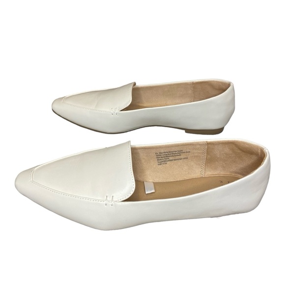 Women's Hayes Loafer Flats with Memory Foam Insole, A New Day, Cream, Size 8.5 - Picture 5 of 8